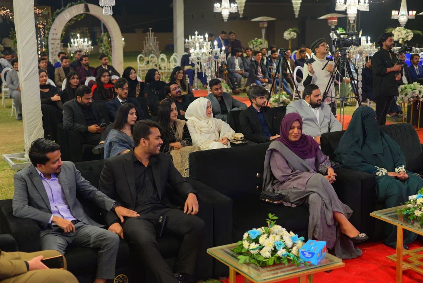 Colleagues seated together during the Tribuild annual awards evening